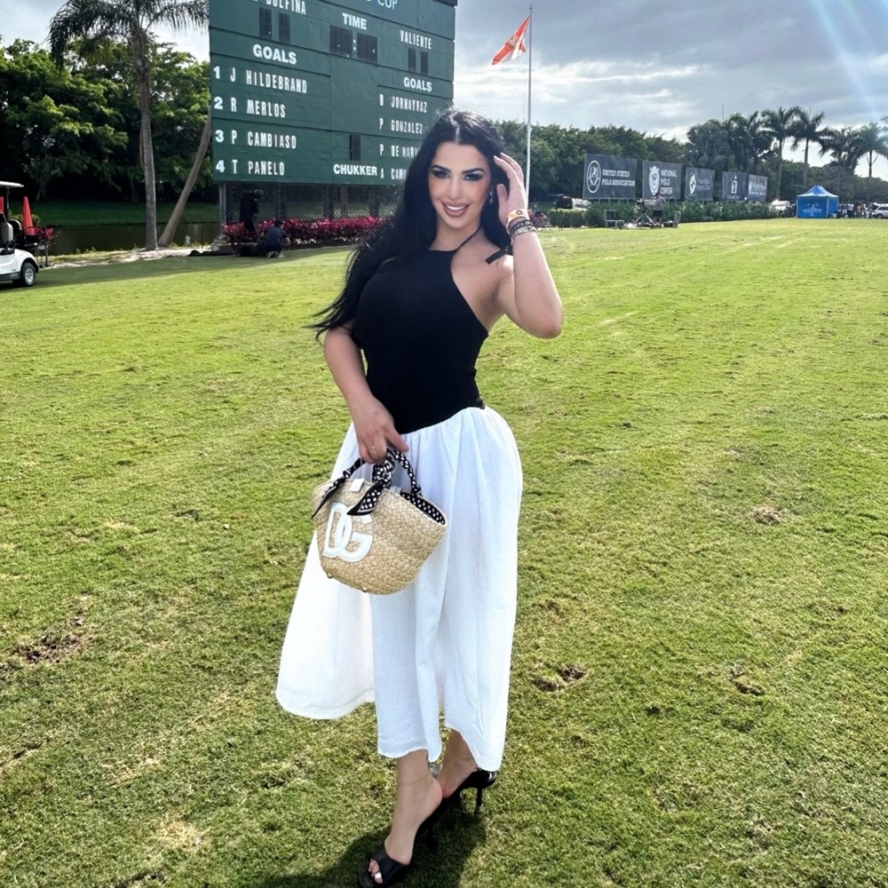 Elegant Black and White Jumpsuit